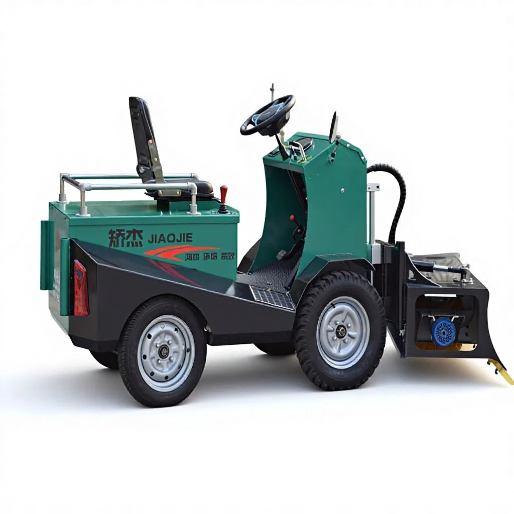 Multi-Functional Silage Feed Pusher with Adjustable Blade