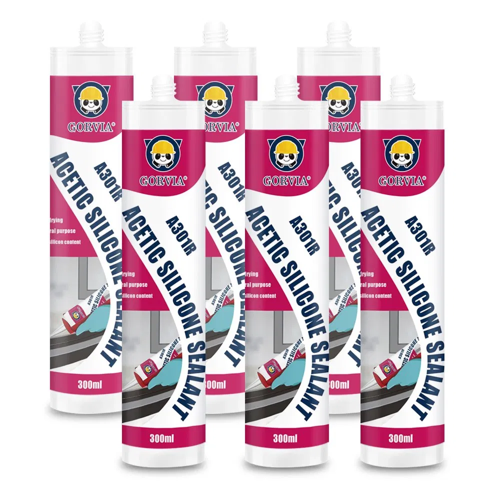 Acetic Waterproof GP Filler Silicone Sealant for Glass