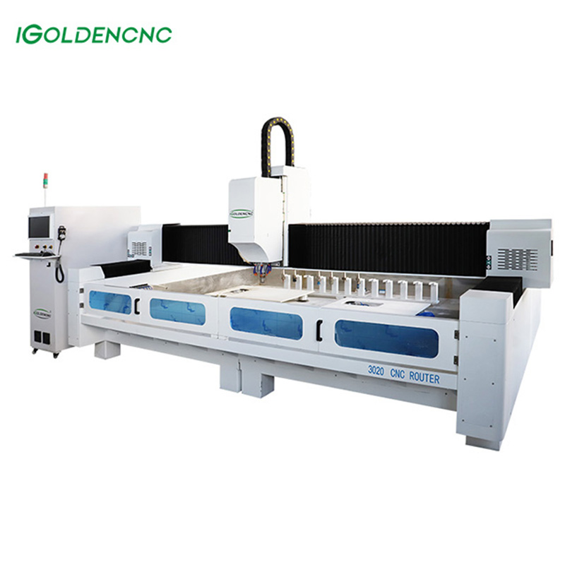Energy Saving Stone Machining Center with Low Power Hydraulic Station & ISO for Small Batch Household Decoration Stone Processing
