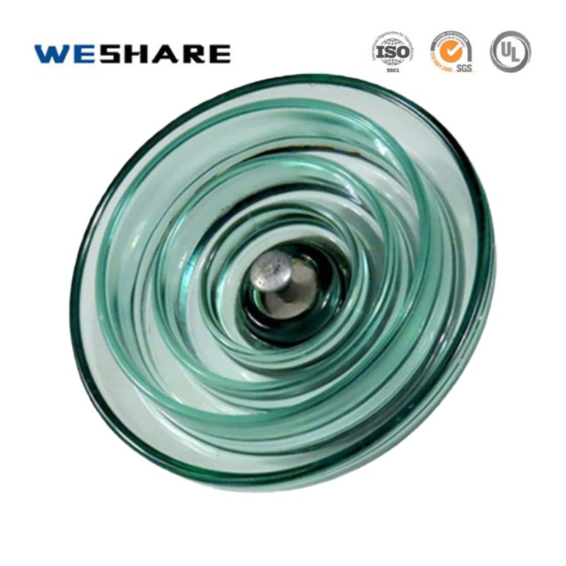 High Voltage Disc Suspension Glass Insulator with Cold Resistance