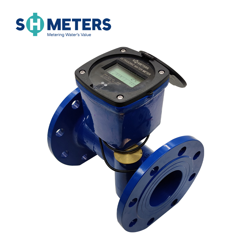 RS485 DN50~400 R100 Contatore d'acqua ultrasonico digitale per grandi dimensioni