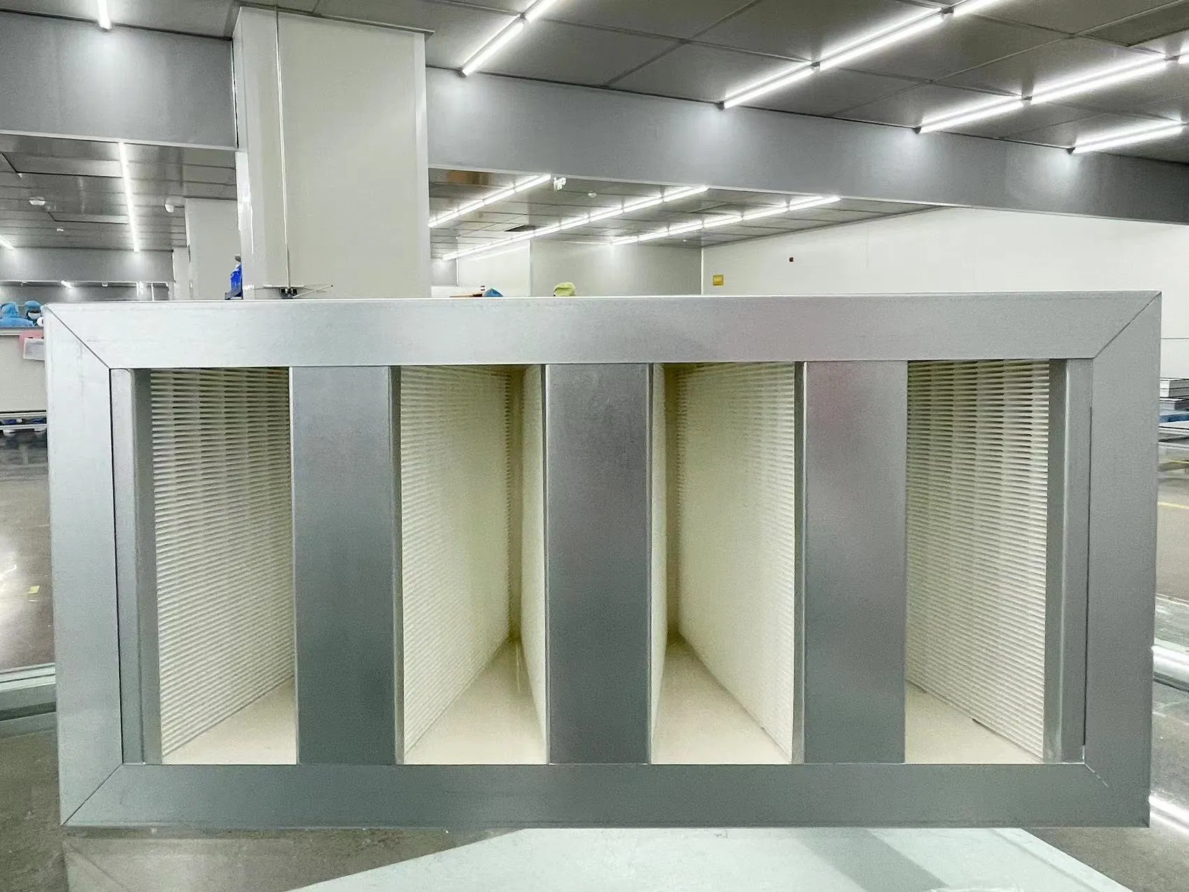 Galvanized Steel 12X24X12 4 V-Cell HVAC HEPA Air Filter