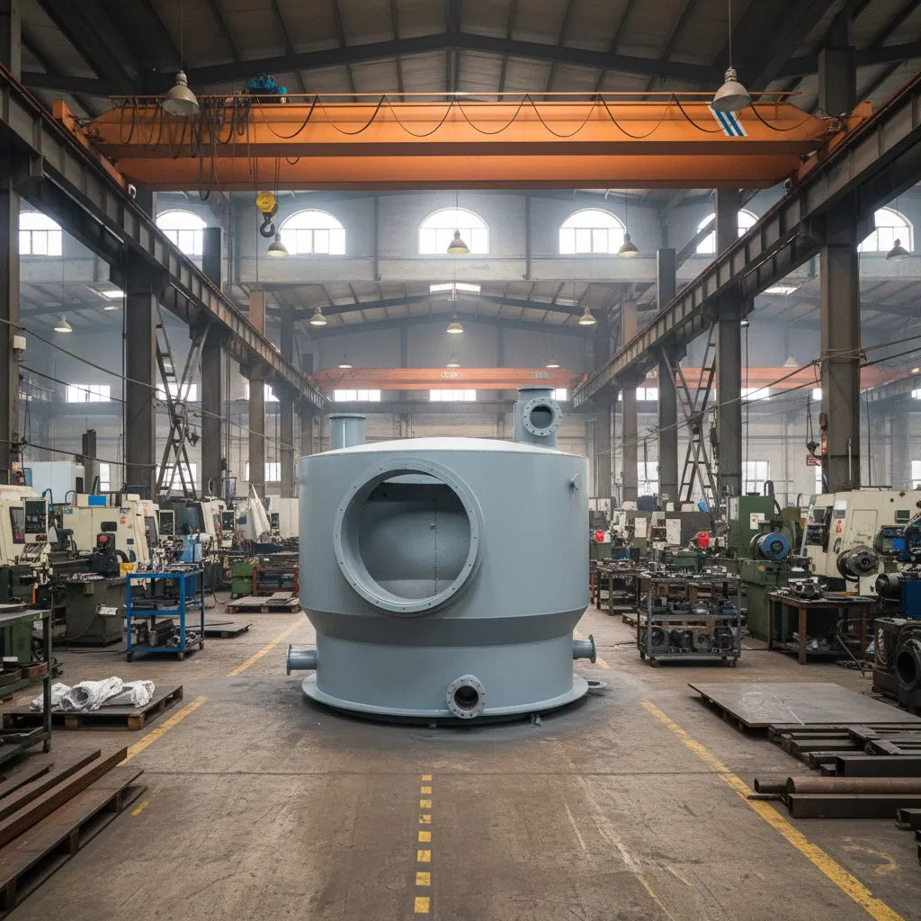 Glass Melting Reverberatory Furnace