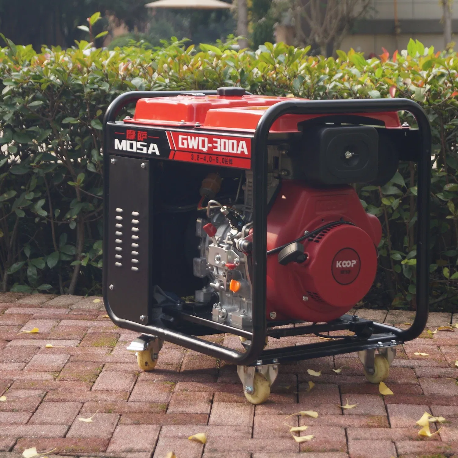 300A Nominale 5kw Motore Diesel Portatile Saldatura a Due Persone Alta Frequenza Multifunzione Avvio Elettrico Saldatrice Generatore Saldatore Mini Portatile Diesel