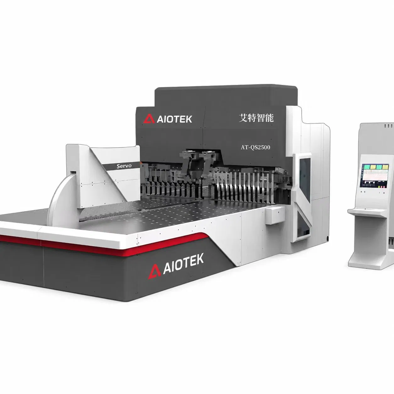 Pliableuse de panneaux CNC entièrement automatique de 3000 mm avec servomoteur pour le pliage du métal