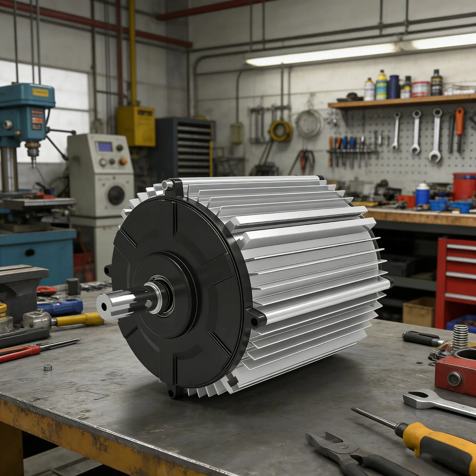 Moteur de ventilateur CA à haut rendement pour le bétail