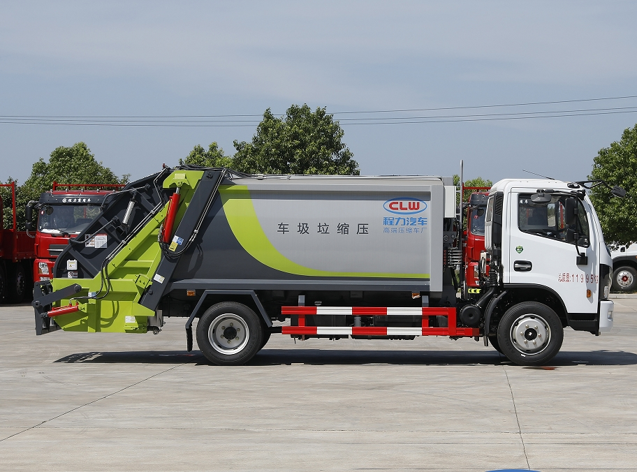 Dongfeng 7 ton D6 Camion Compattatore per Rifiuti Camion per la Raccolta dei Rifiuti