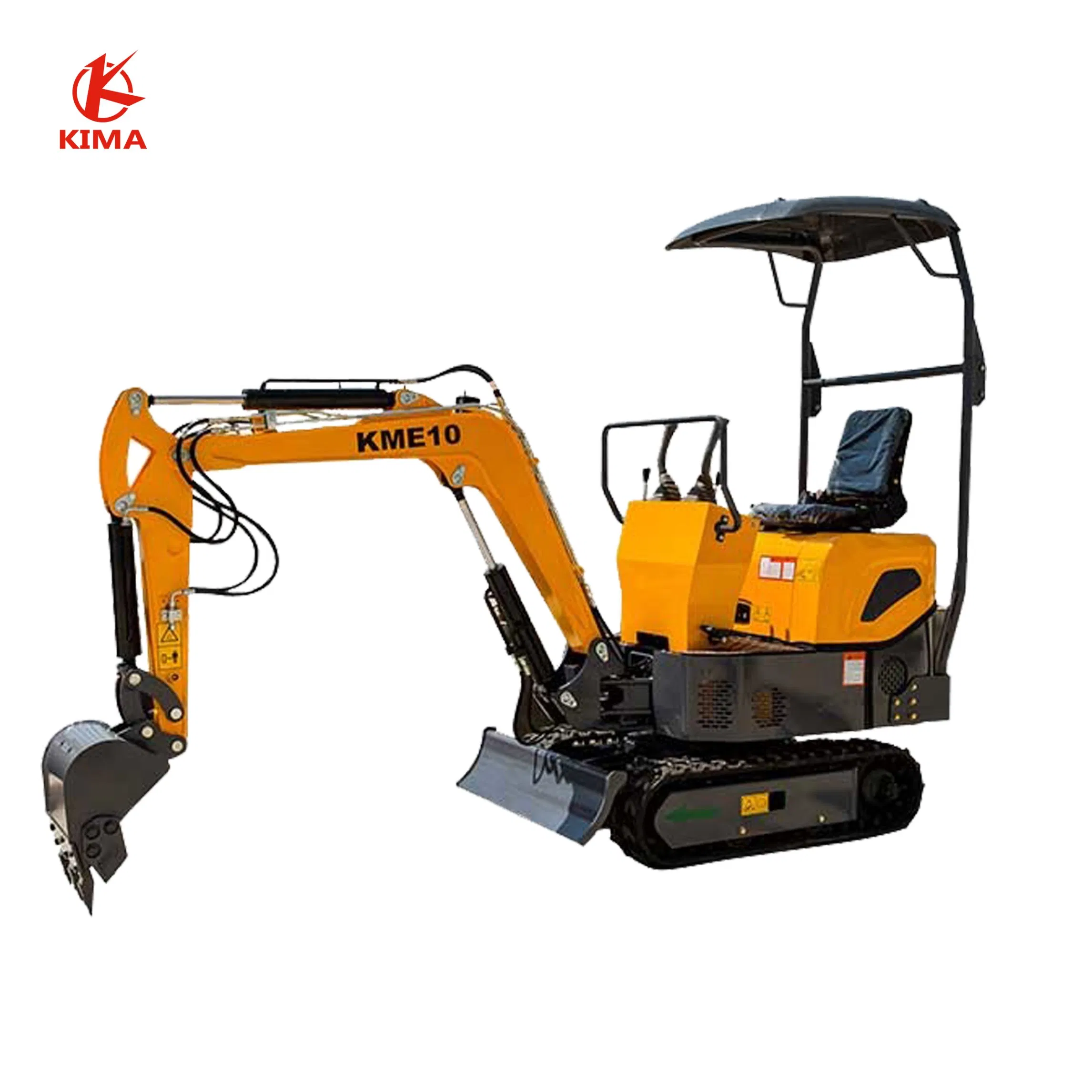 KME10 Mini Excavator 1 Ton Small Digging Machine with Rubber Track