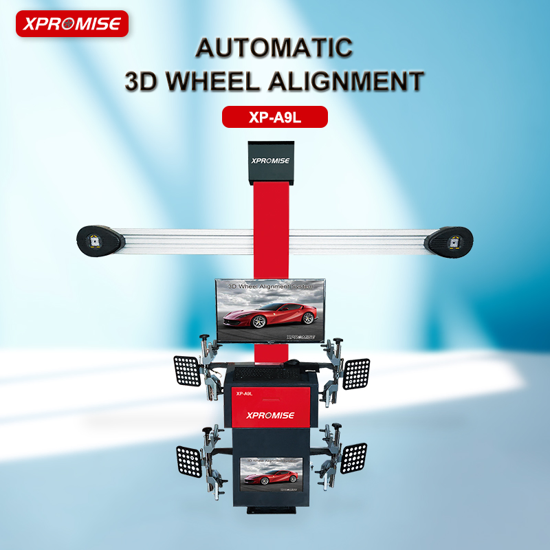 Alineador de ruedas 3D XP-A9l para reparación de automóviles con CE