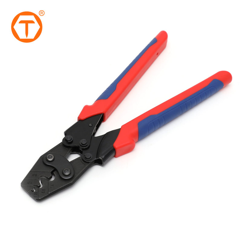Ratchet Wire Terminal Crimper Tools Carbon Steel Ratcheting Wire Crimping Pliers for Sealed Terminals
