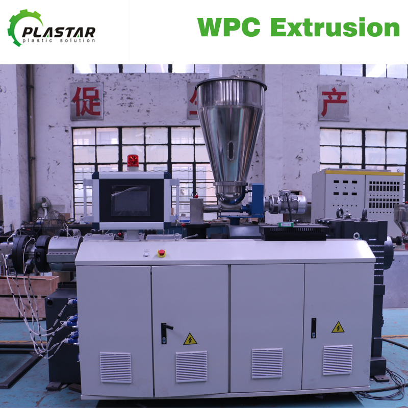 WPC Decking Extrusion Machine, WPC Decking Making Machine, WPC Profile Production Line