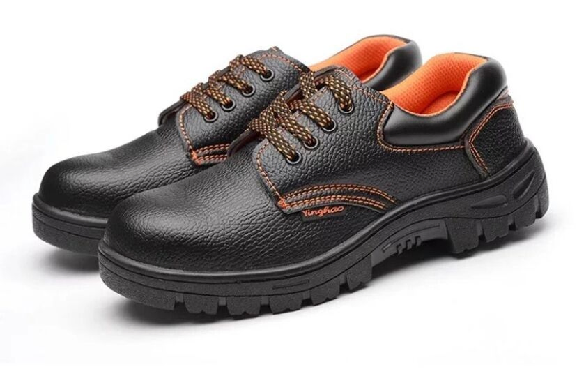 Cow Leather Anti-Smashing Anti Slip Safety Working Shoes