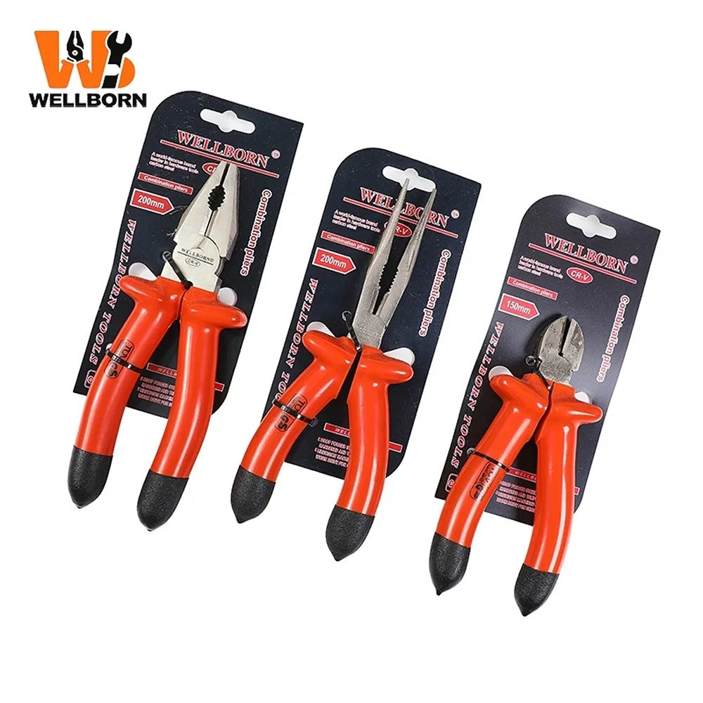 Orange Steel Multipurpose Plier for Furniture Assembly