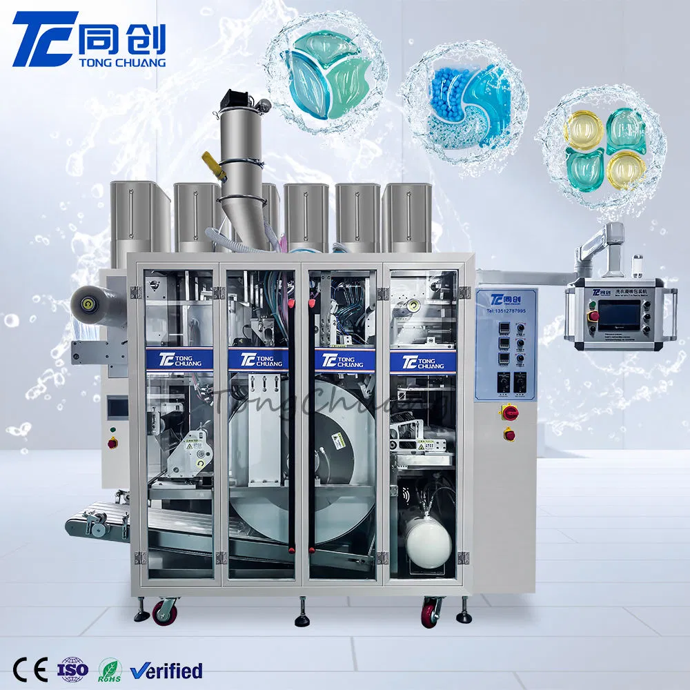 High Efficiency Eco-Compatible Automatic PVA Film Packaging Machine for Laundry Pods