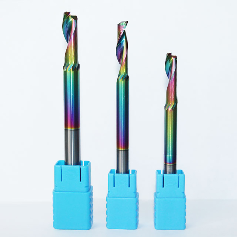 Diamond Like Carbon Coated Tungsten Steel Carbide End Milling Cutter for Aluminum