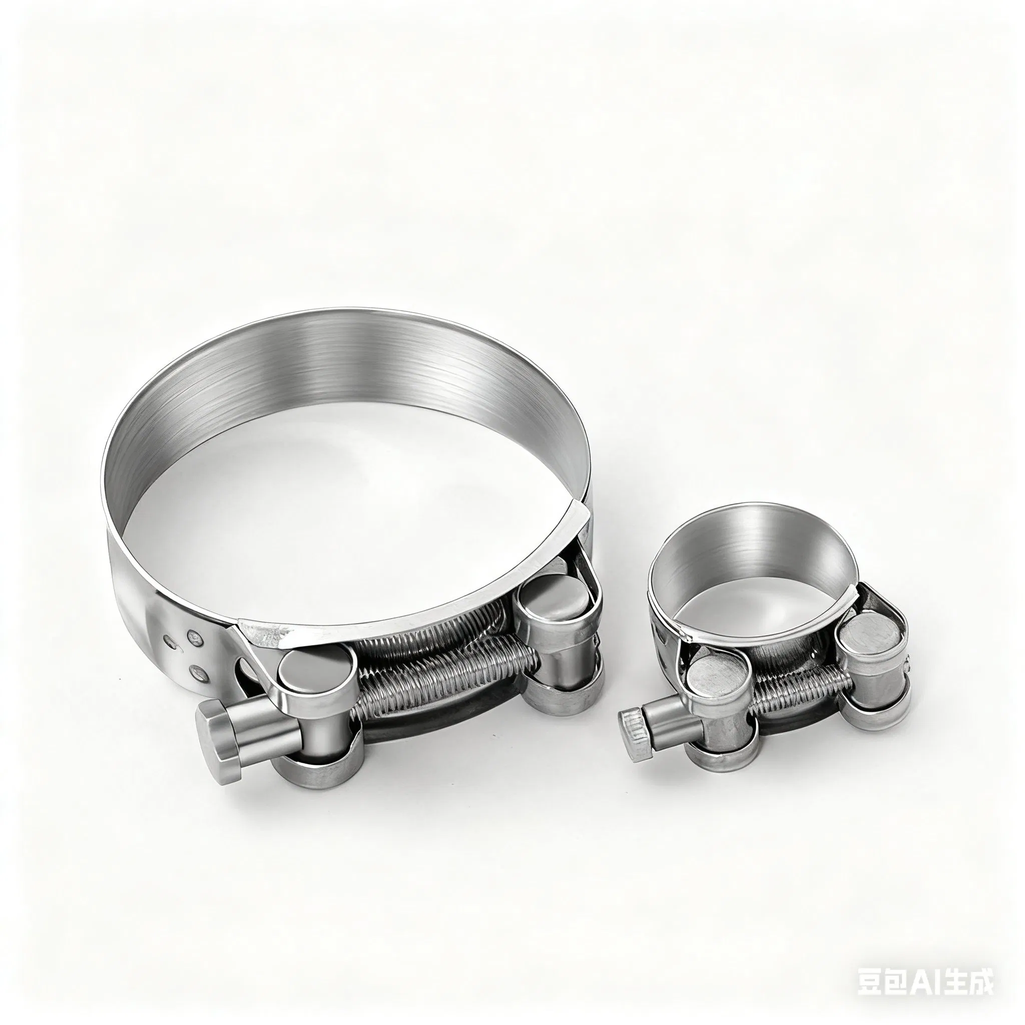 Premium Grade European Style Carbon Steel Fixed Hose Clamp