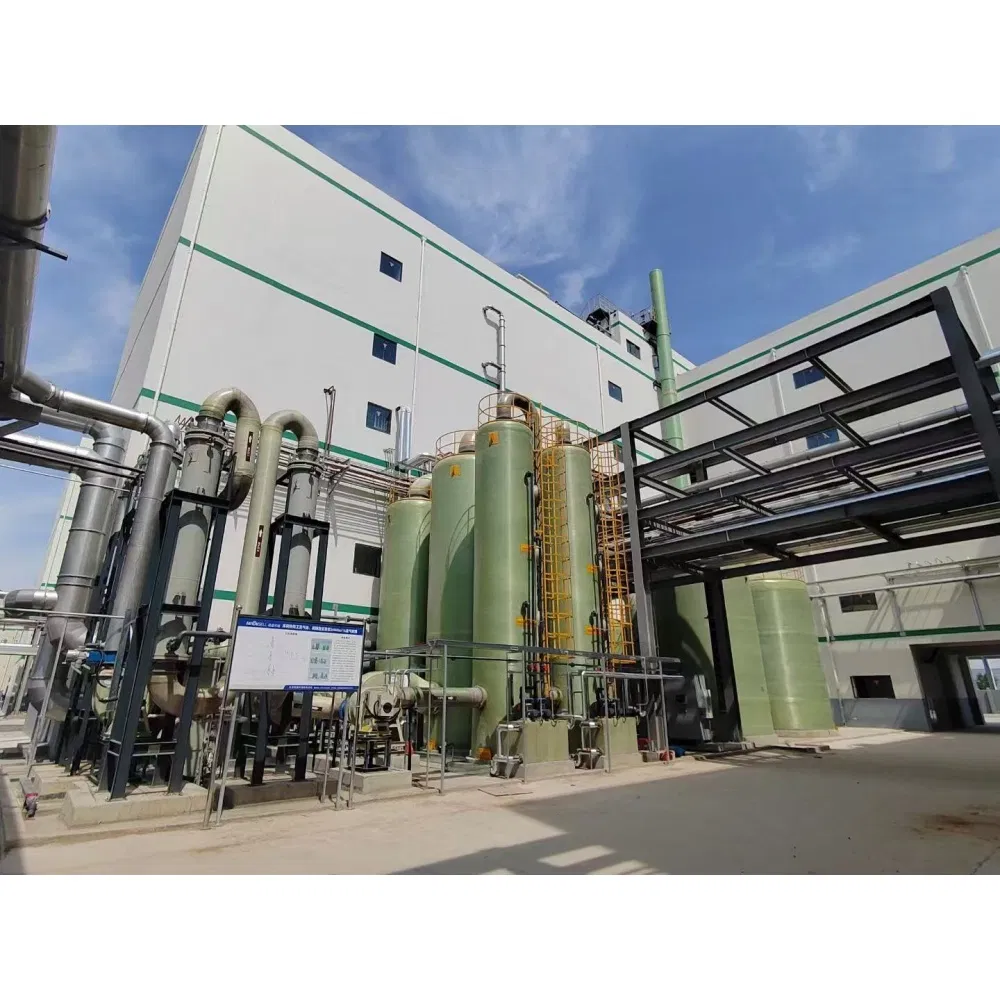 FRP Desulfurizer Tower Environment Equipment with Fan for So2 CO2 Nh3 Desulfurization Deamination Waste Gas