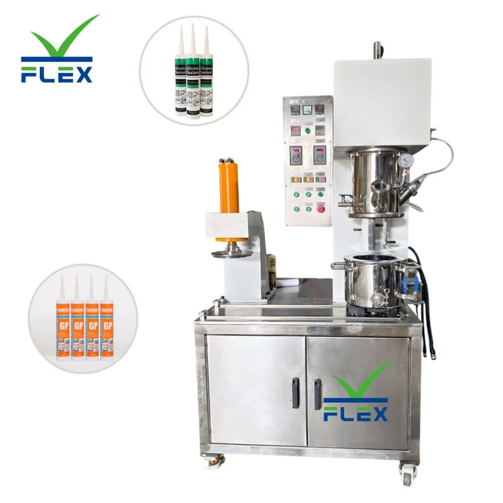 Industrial Chemical Grade Pilot Production & Sealant Testing 1.5kw Motor 5L Lab Silicone Sealant Mixer
