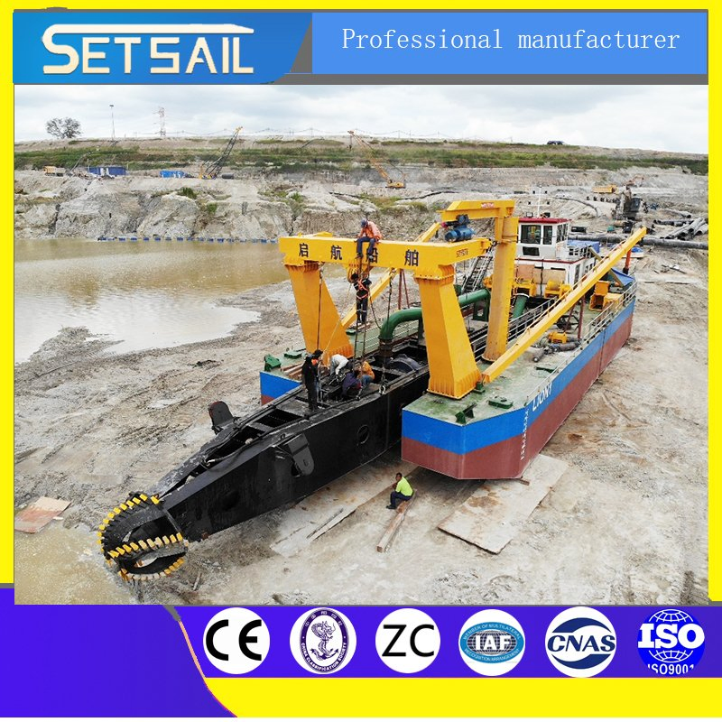 Rexroth Hydraulic System Diesel Engine Cutter Suction Dredger with ISO9001 and CE Certification