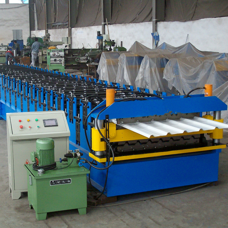 Macchina formatrice a freddo per tegole a doppio strato per tetti e pareti Macchinari per la produzione di tegole