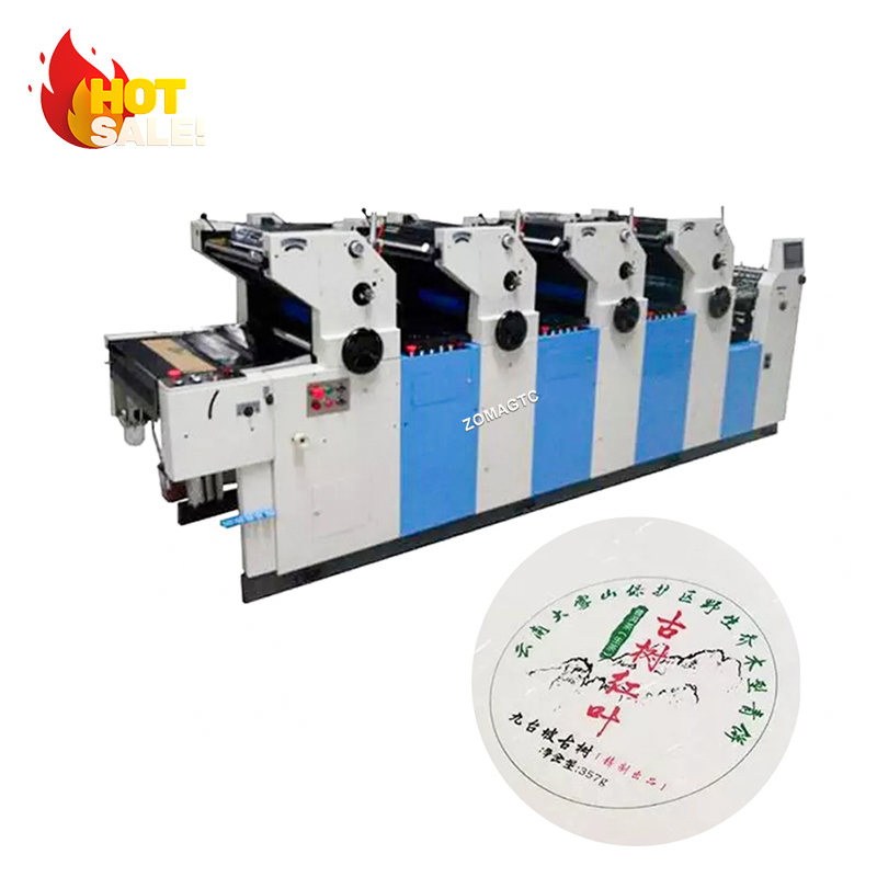 Automatic 1 2 4 Color Pamphlet Offset Printers Press Price Non Woven Bag Booklet Newspaper Double Sided Offset Printing Machine