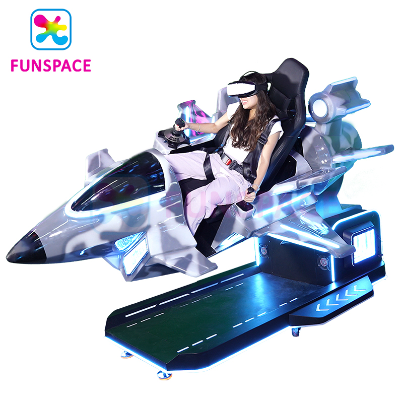 9D VR Theme Park Super Fighter Aircraft Racing Shooting VR Game Machine Flight Simulator
