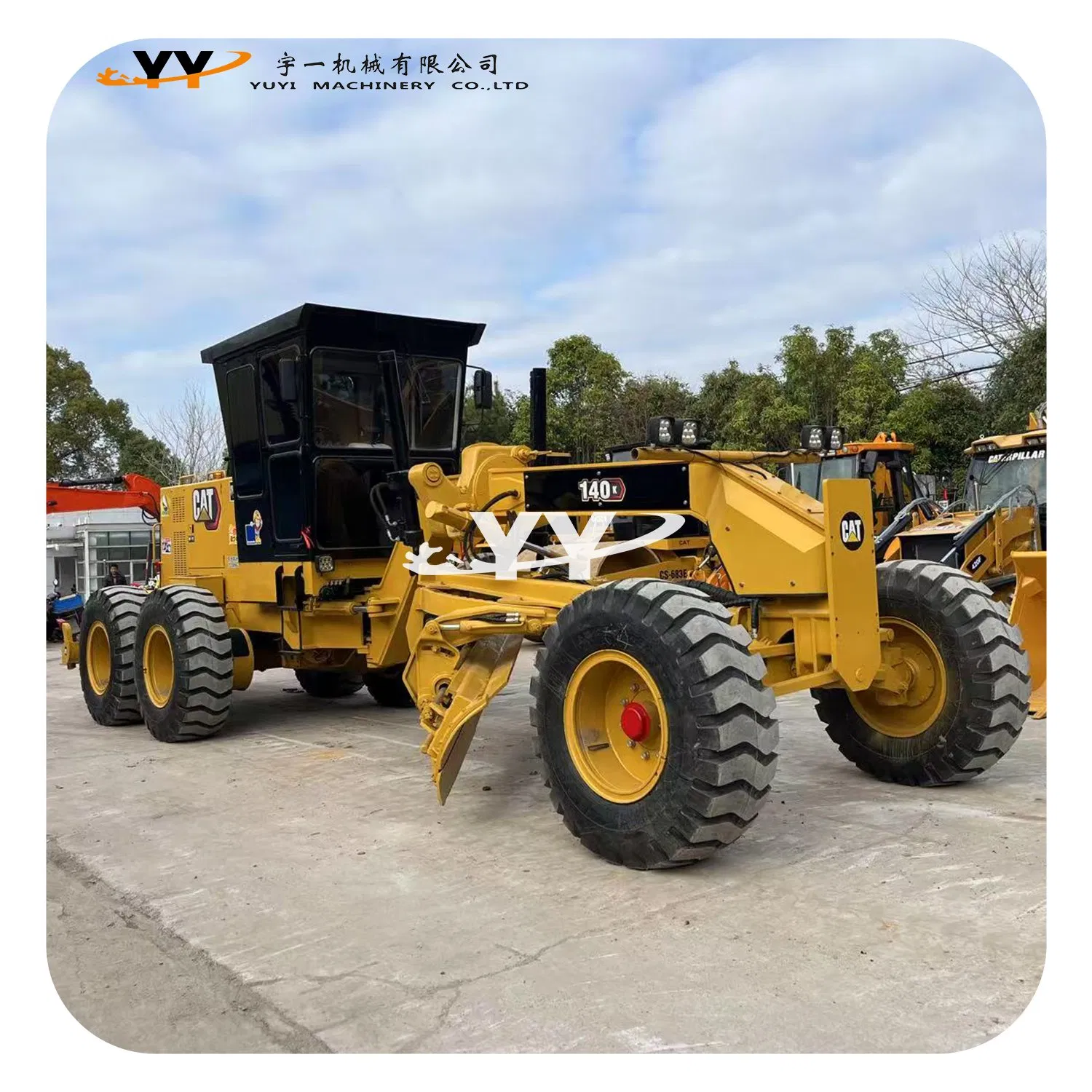 Caterpillar Cat 140H Used Motor Grader 140H 140K 12H 120H 120G Series Second-Hand Construction Machinery Grader
