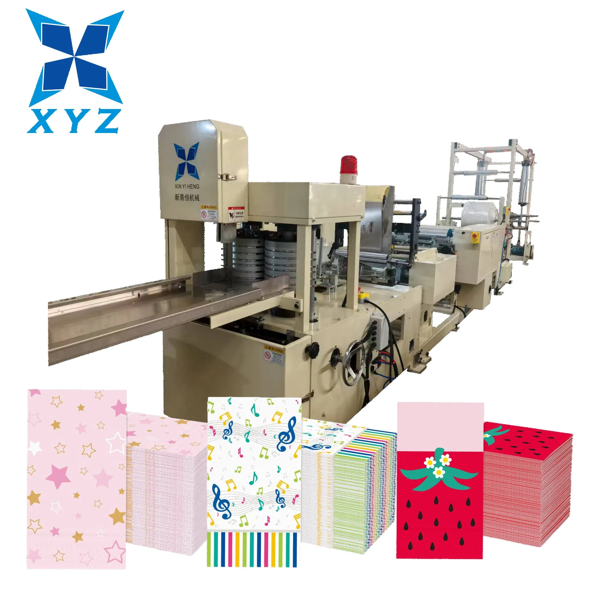 Full Automatic Tissue Napkin Paper Hot Foil Stamping Machine for Tissue Paper Napkin