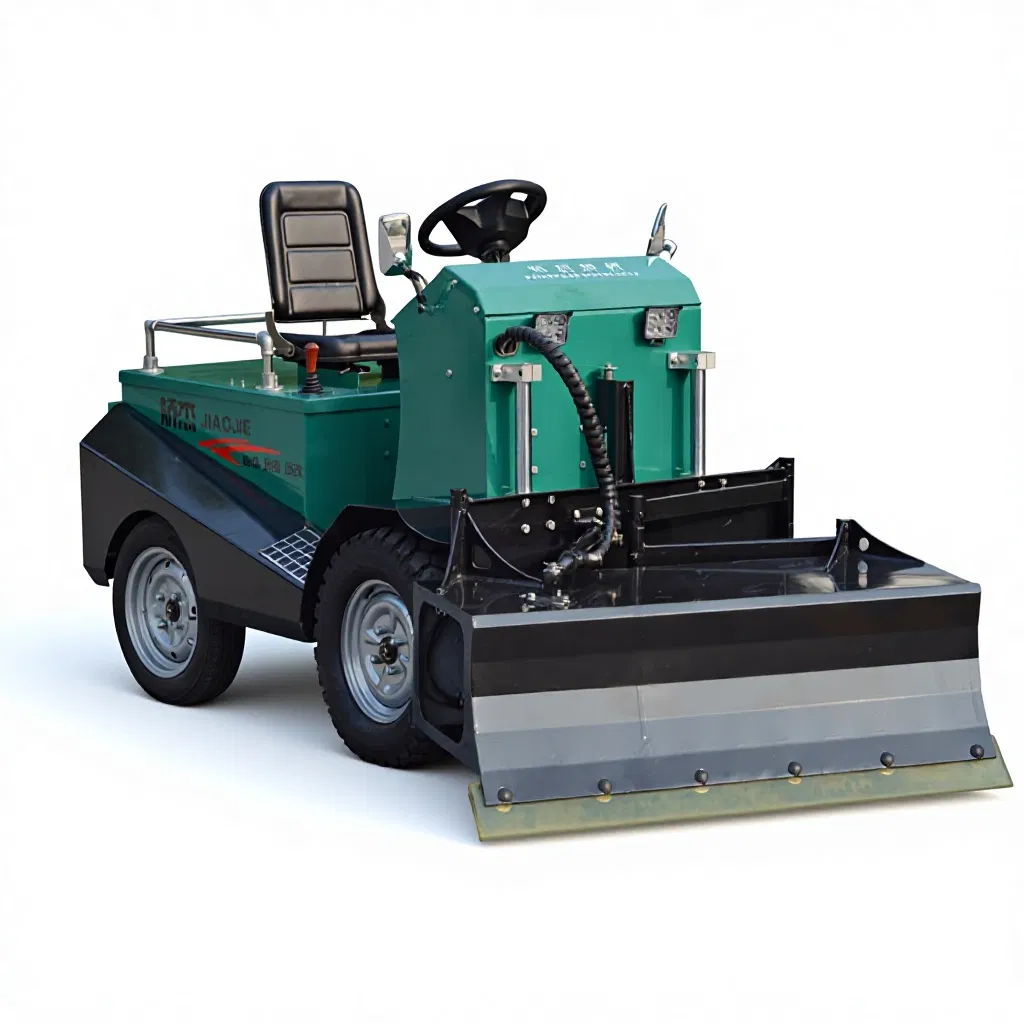 Efficient Electric Feed Pusher for Dairy Cattle Farms