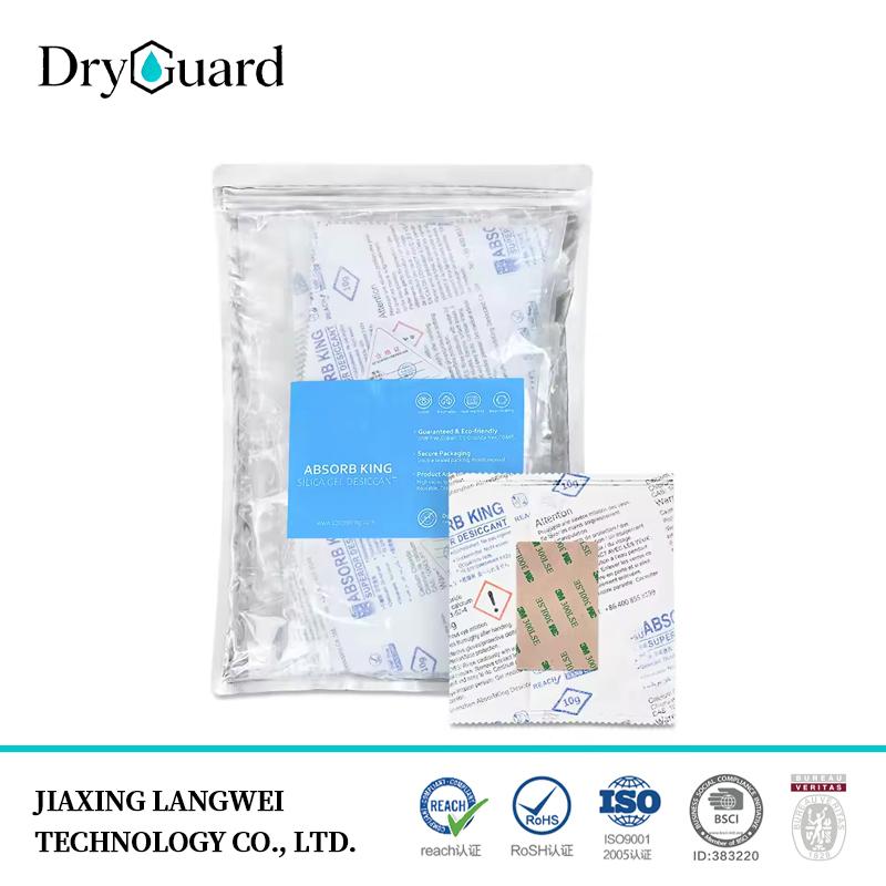 1 Kg Calcium Chloride Container Super Dry Desiccant Dry Bag for Coffee Beans Cargo Moist Absorber Desiccant