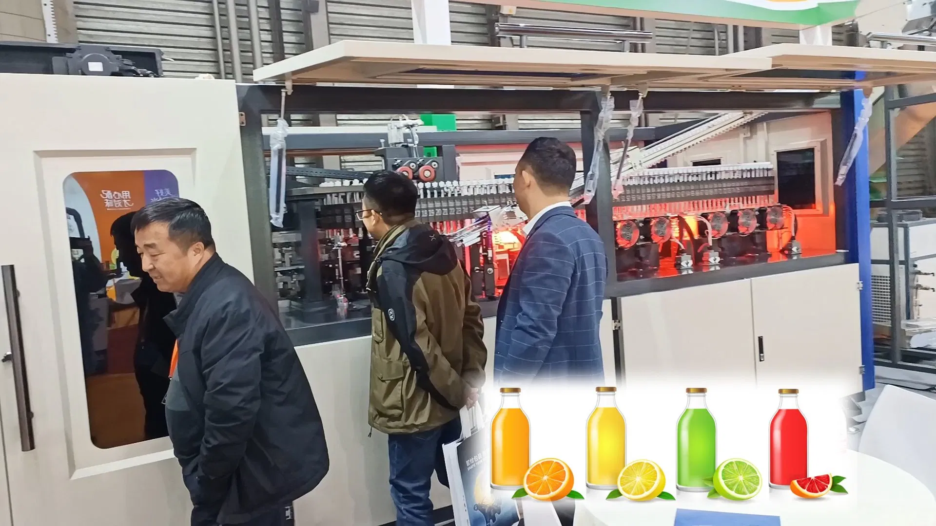 Automatische Kunststoffflaschen-Blasmaschine für reines Wasser