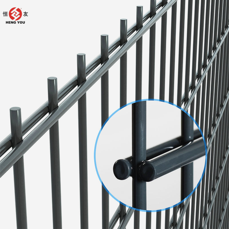 868/656 Galvanized Wire Mesh Fence Security Garden Fence 2D Double Wire Mesh Welded Metal Fence for Steel Iron Outdoor Fencing