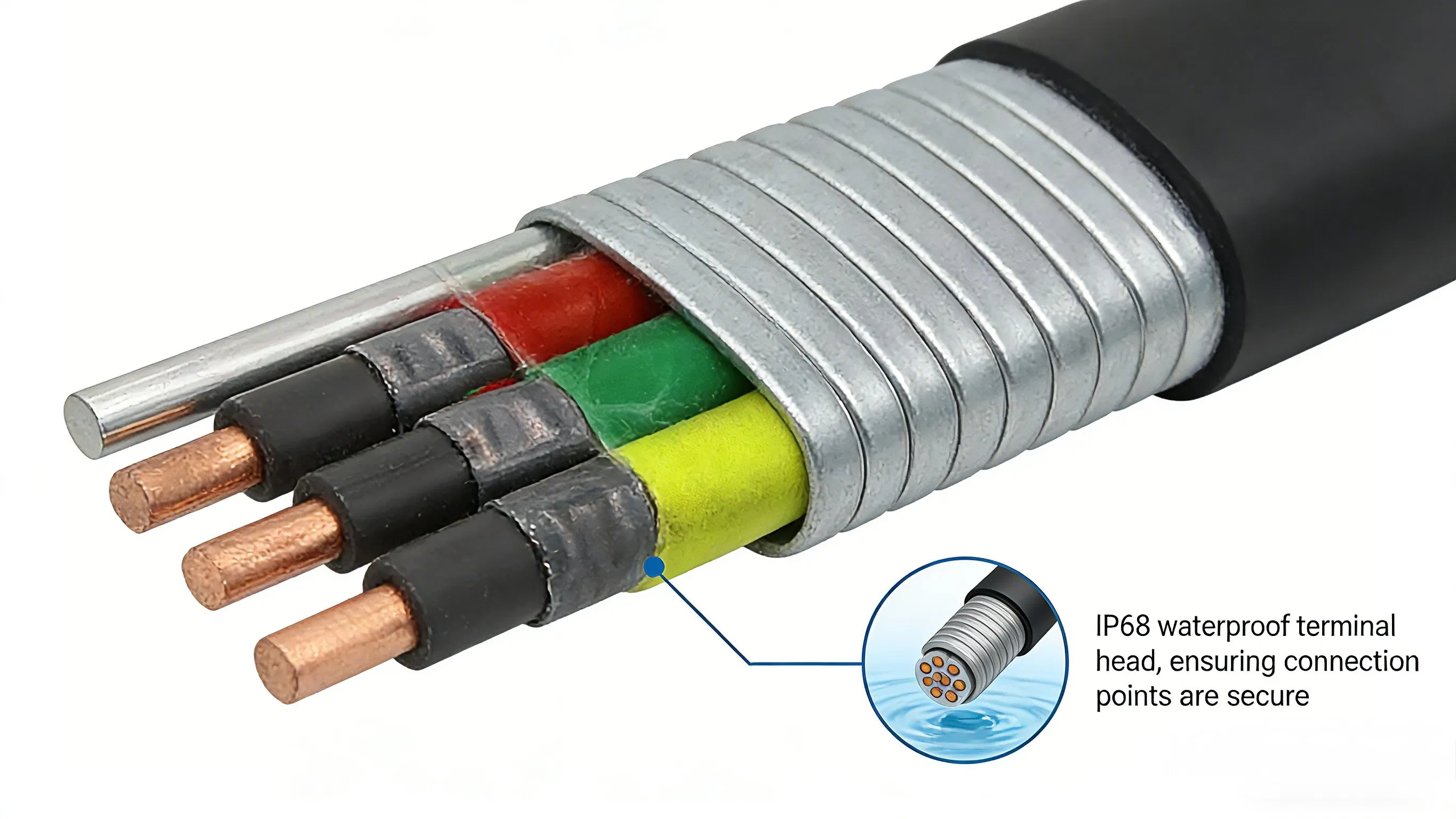 Tauchpumpenkabel für Elektropumpenaggregat