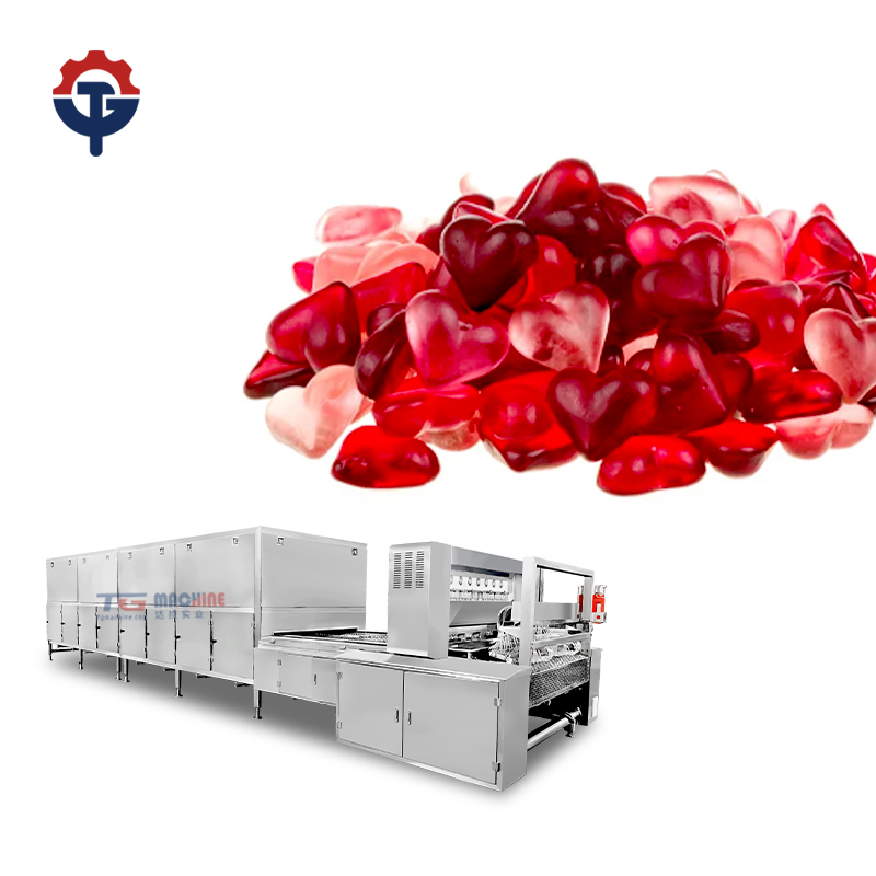 Automatische Gummibonbon-Herstellungslinie, anpassbare Kapazität Süßigkeitenmaschine