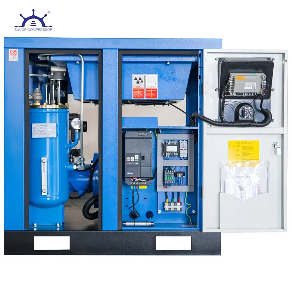 Custom 15HP/7.5kw 380V/50Hz 8bar 10bar 3phase Energy-Saving PM VSD Screw Air Compressor