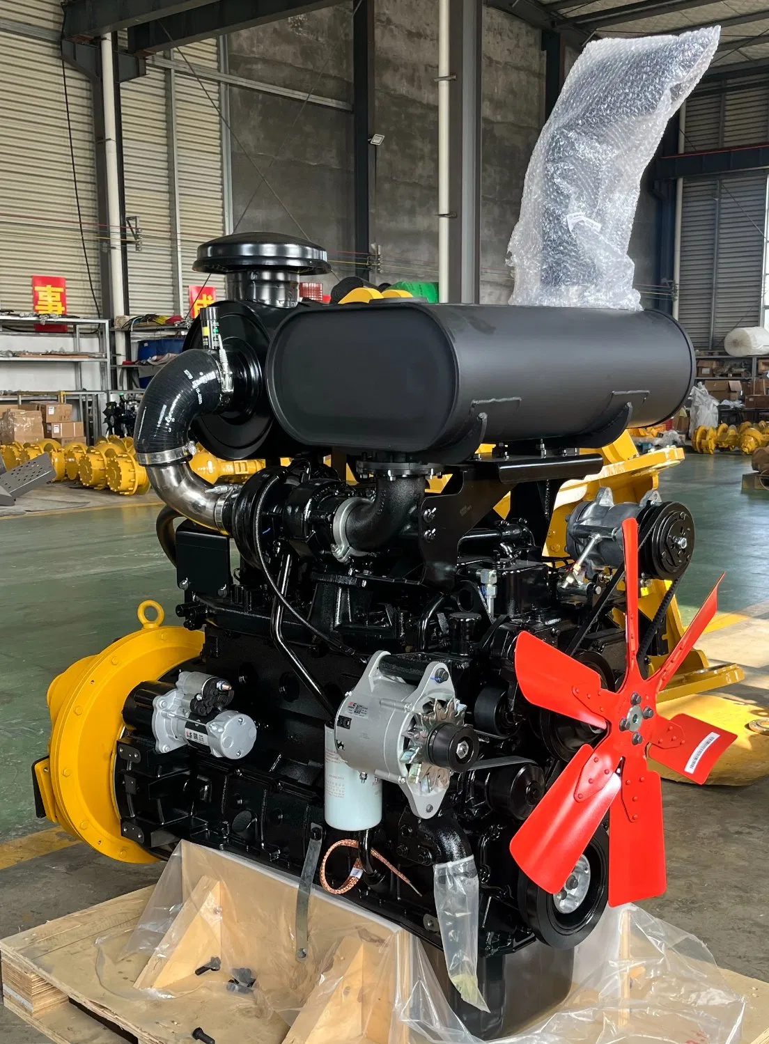 Heavy Duty Industrial Diesel Engine Assembly with Air Filter for Construction Machinery Equipment