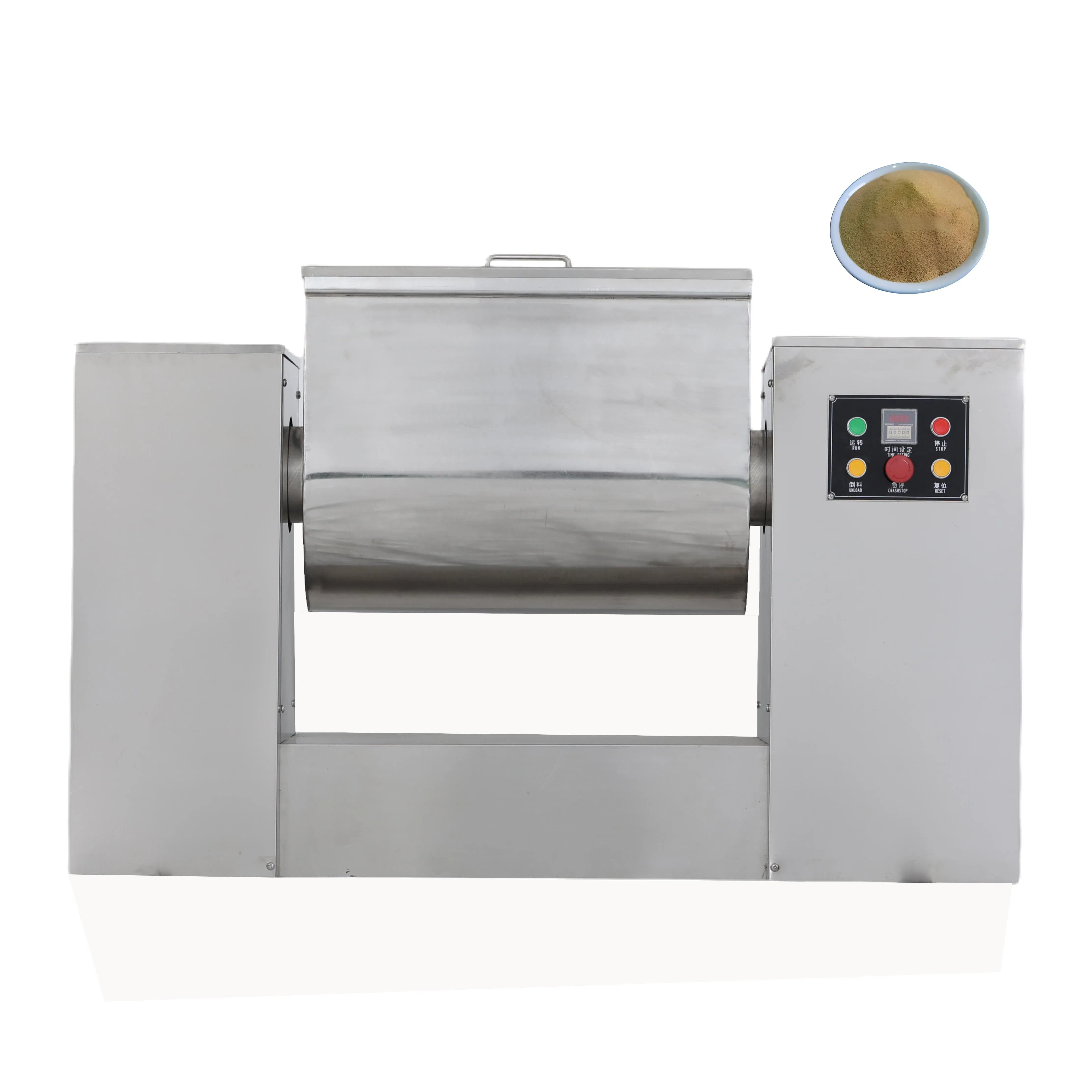 CH100 Flour Chemical Particle Powder Blender Dough Chute Trough Slot Horizontal Mixer