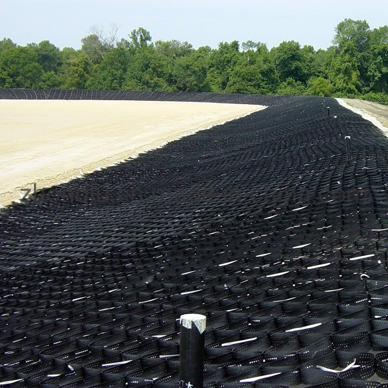 ASTM Standard HDPE Geocell 50mm Height Geo Cell Road Grid Gravel Honeycomb Gravel Driveway Ground Grid Paver Geocell
