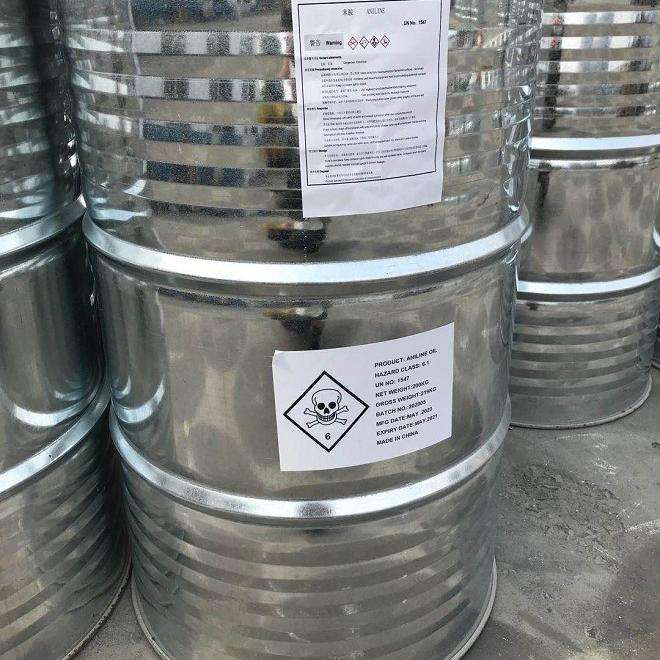 Industrial Grade Aniline Oil for Dye Intermediate and Organic Compound Synthesis