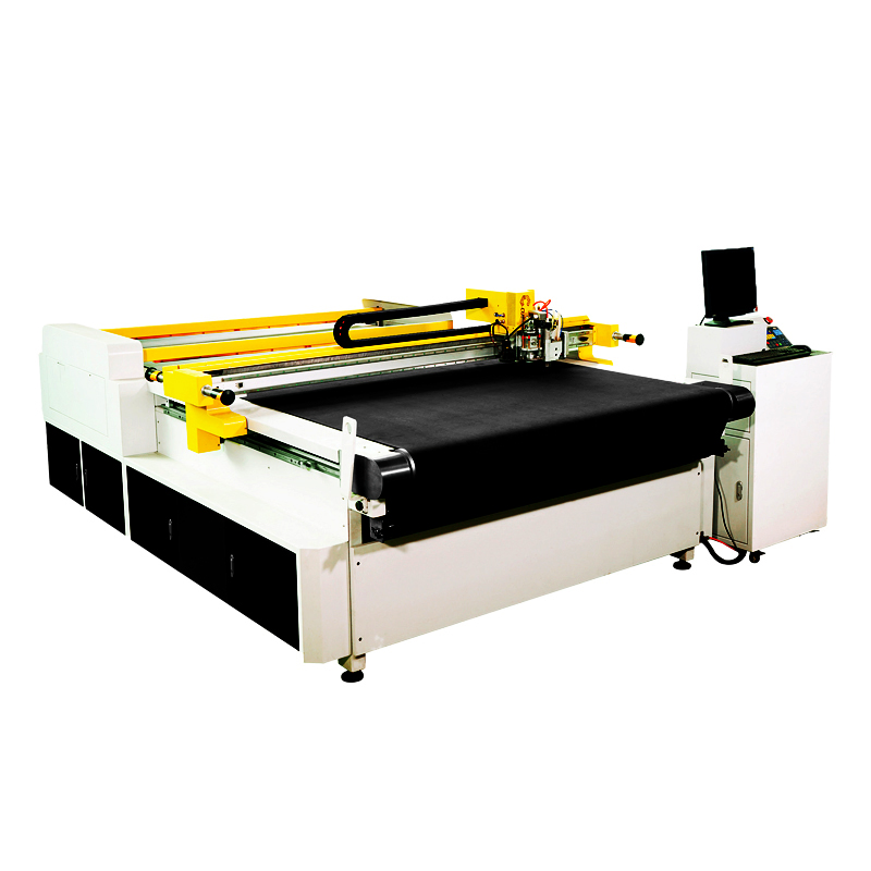 Macchina da taglio per pelle con lama oscillante CNC a coltello vibrante
