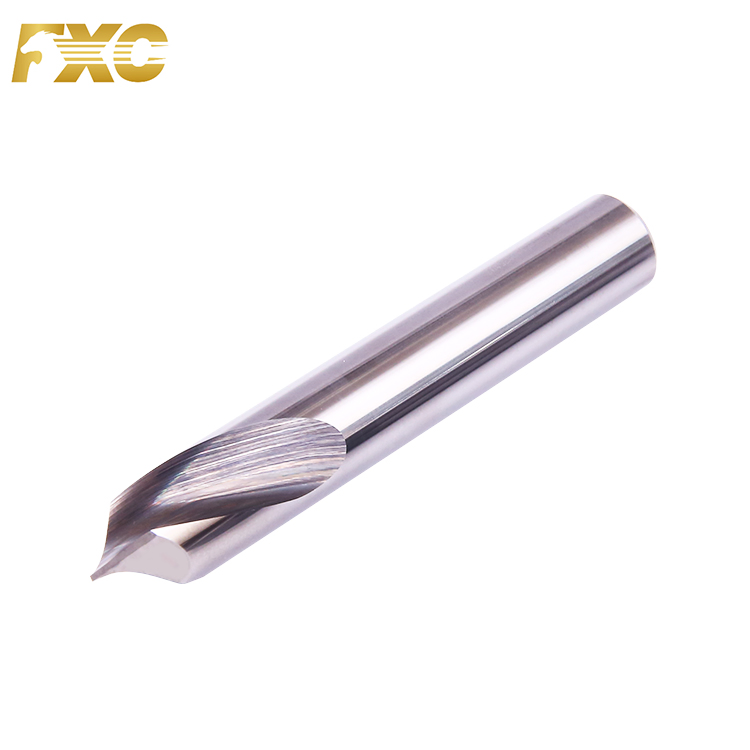 Solid Tungsten Carbide Spotting Drill Milling Cutter Uncoated