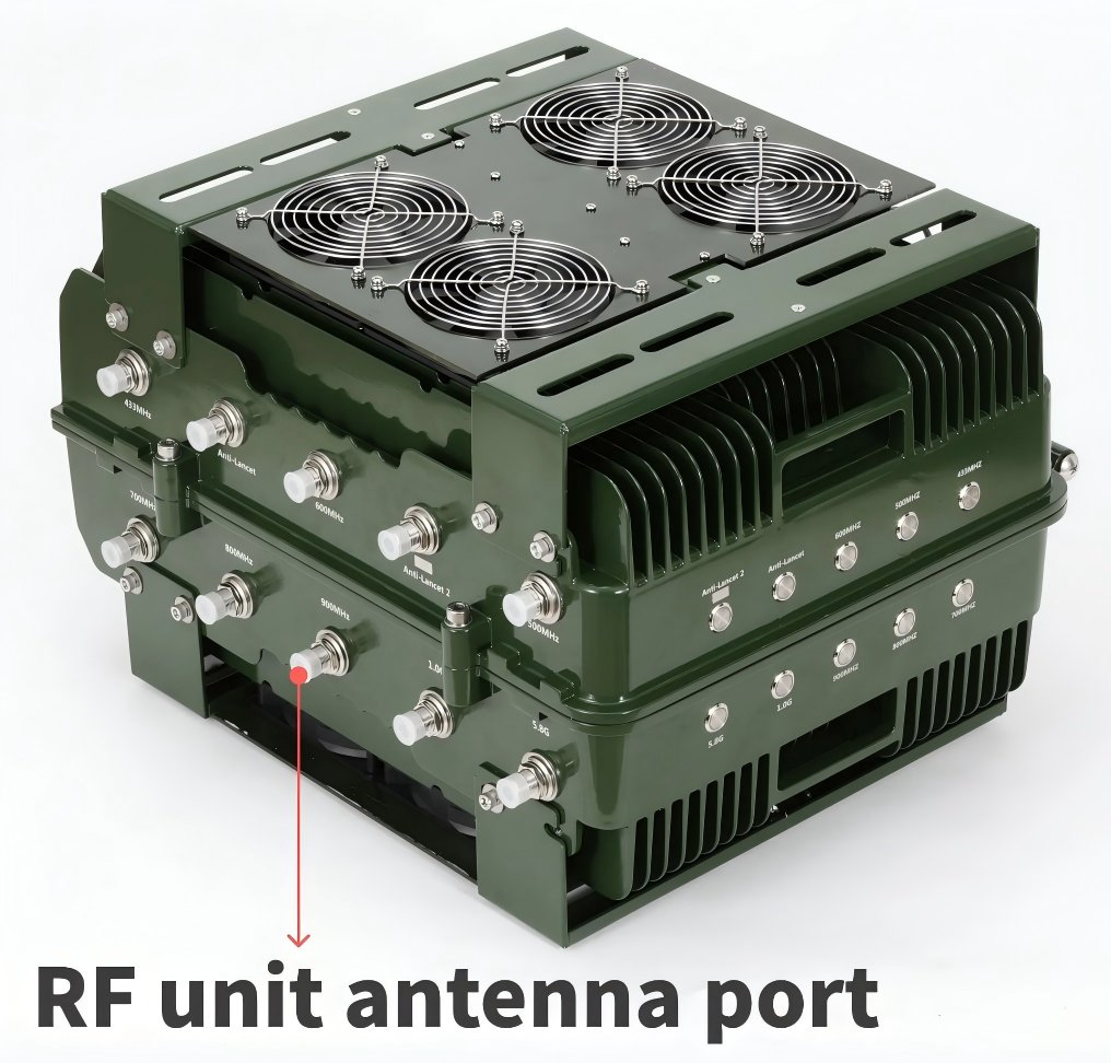 YH-A06 10-Band Fixed Active Defense Equipment Portable Aircraft Jammer UAV Detection System Signal Detector