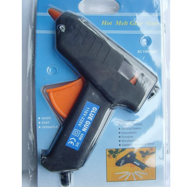 Kit de pistola de pegamento termofusible para manualidades de 60 W tipo económico con certificación CE