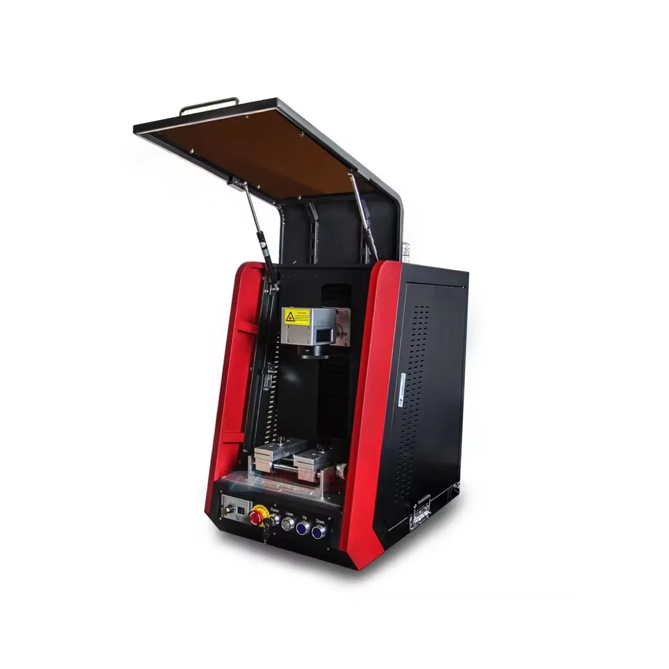 Enclosed Fiber Laser Marking Machine 20W-100W Deep Engraving for Stainless Steel Aluminum Brass
