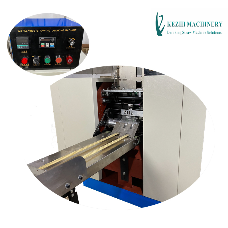 Machine à pailles flexibles automatiques à grande capacité Kezhi