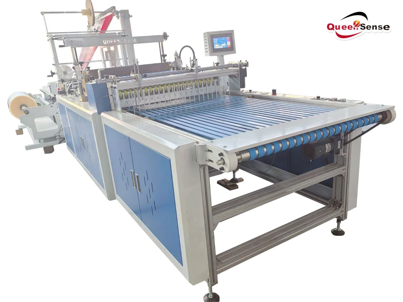 RQL-600 Plastic OPP BOPP Side Sealing Bag Making Machine with Folding Device Automatic Conveyor
