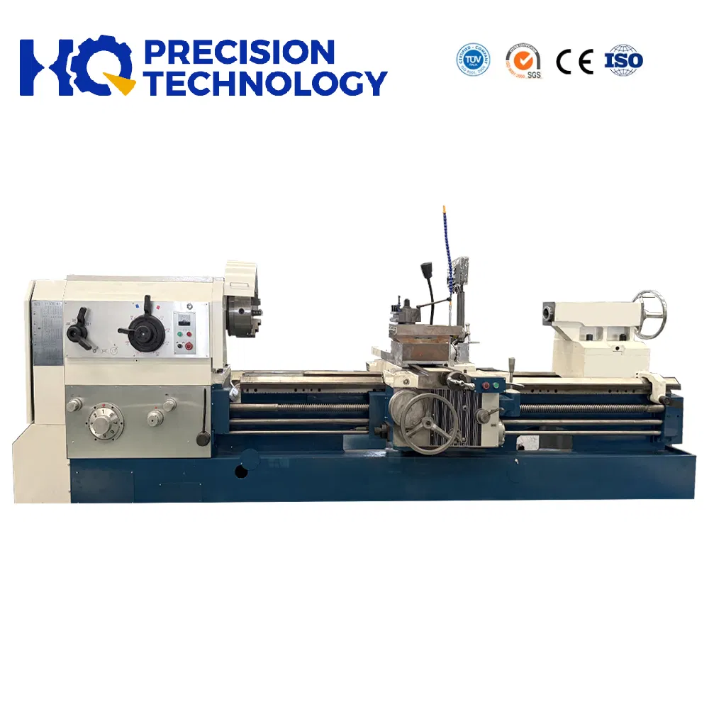 High Precision Universal Horizontal Portable Parallel Mechanical Manual Metal Turning Lathe Machine