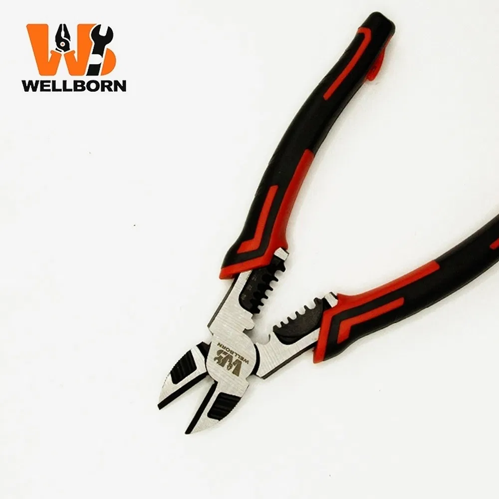 Corrosion-Resistant a-019 Red Black 9-Inch Professional Plier for Office Equipment Repair