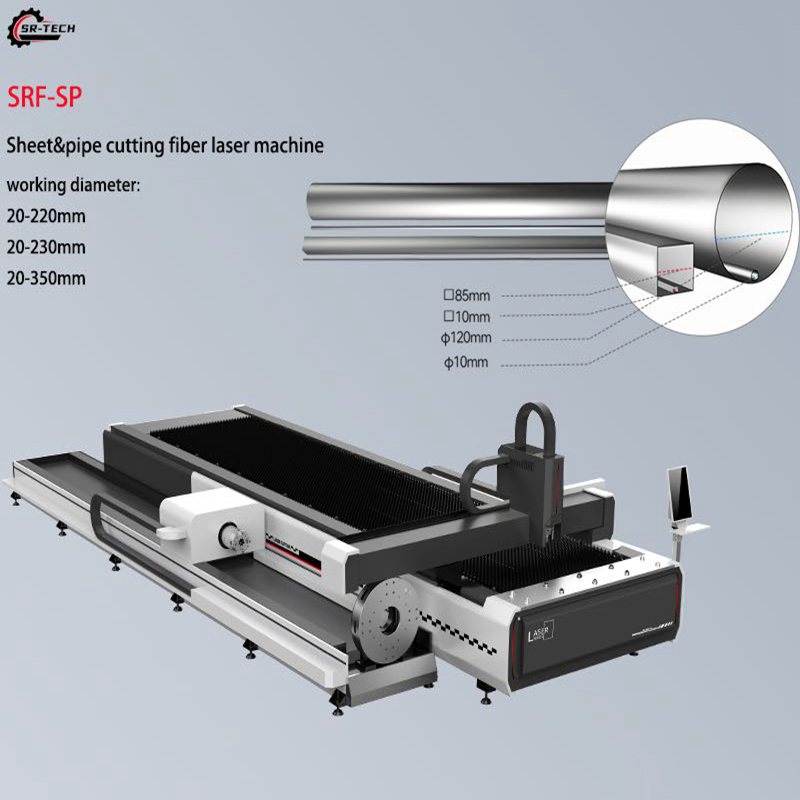 1000/2000W Raycus Fiber Laser Cutting Machine 1500*3000mm for Sheet and Pipe