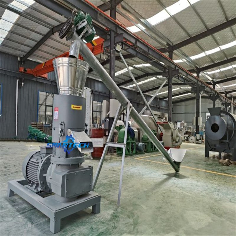 High-Capacity Flat Die Pellet Mill for Rice Husk and Sawdust
